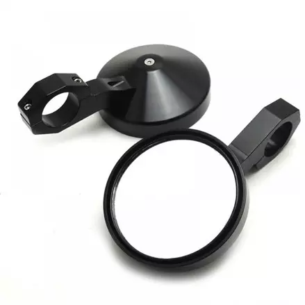 Зеркала усиленные круглые для UTV Polaris RZR,Yamaha Rhino,Arctic Cat WILDCAT,ATV для трубы 1.75" UTV-3-1.75,MR96 Kemimoto FTVMI010BK