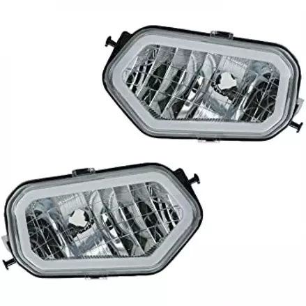 Комплект корпусов фар с ангельскими глазками Polaris Sportsman 1000,850,550,RZR 900,800,570,Scrambler 1000,850 2411492, 2411142 + 2411143, 2411493, HL98