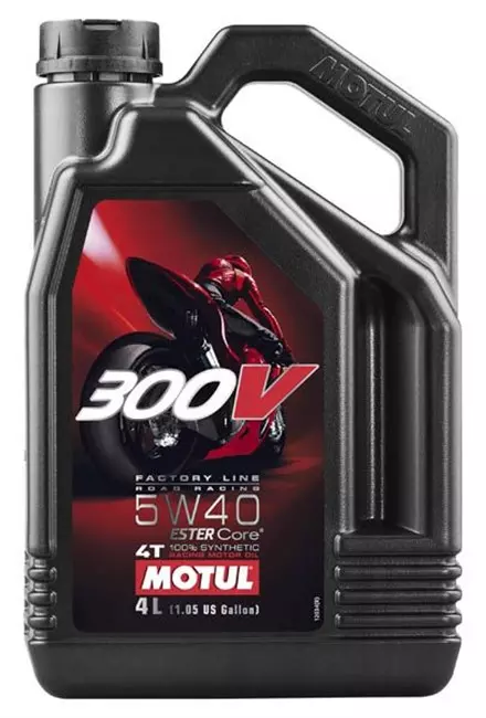 Моторное масло Motul 300V Road Racing 5W40 (4 литра) для мотоциклов