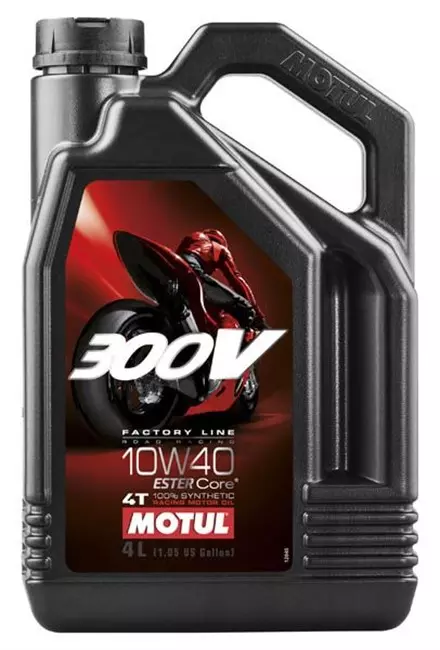 Моторное масло Motul 300V Factory Line 10W40 (4 литра) для мотоциклов