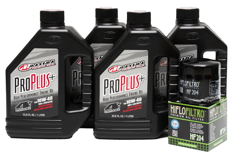 Набор масло 4 литра Maxima Pro Plus 10w40 и фильтр HF204