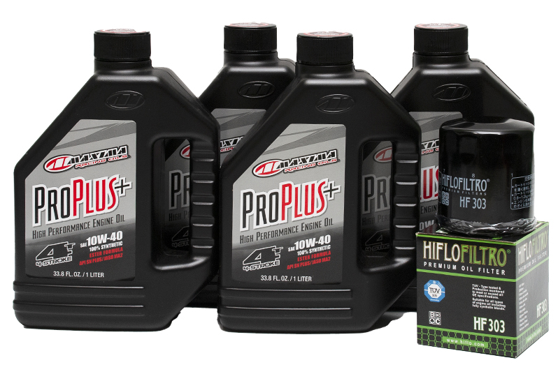 Набор масло 4 литра Maxima Pro Plus 10w40 и фильтр HF303