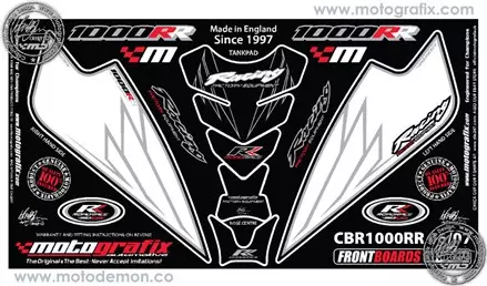 Наклейка Motografix NH007U для мотоциклов HONDA CBR1000RR '06-07