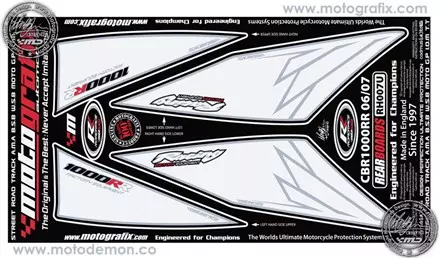 Наклейка Motografix RH007U для мотоциклов HONDA CBR 1000RR '06-07