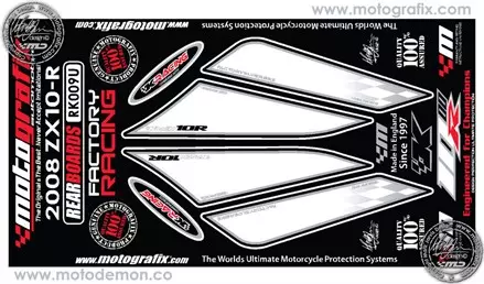 Наклейка Motografix RK009U для мотоциклов KAWASAKI ZX-10R '08-09