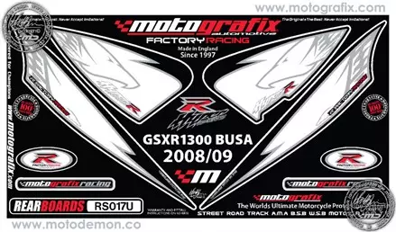 Наклейка Motografix RS017U для мотоциклов SUZUKI GSX-R 1300 Hayabusa '08-12