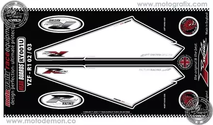 Наклейка Motografix RY001U для мотоциклов YAMAHA R1 '02-03