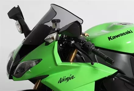 Ветровое стекло для ZX-10R (ZXT00E) 2008-2010, ZX-6R (ZX600R) 2009-2014 Spoiler S, цвет Черный