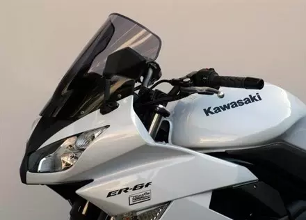 Ветровое стекло для ER-6F (EX650C) 2009-2011 Racing R, цвет Черный