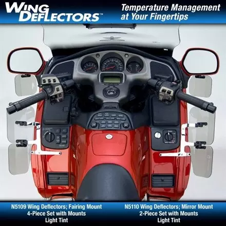 Дефлектор боковой National Cycle N5109 тонированый для мотоциклов Honda GL1800