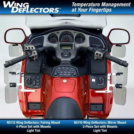 Дефлектор боковой National Cycle N5114 Honda GL1800 для мотоциклов Honda GL1800