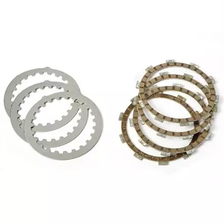 FRICTION + STEEL CLUTCH DISCS SET