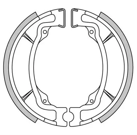 Тормозные колодки барабанные GF1146