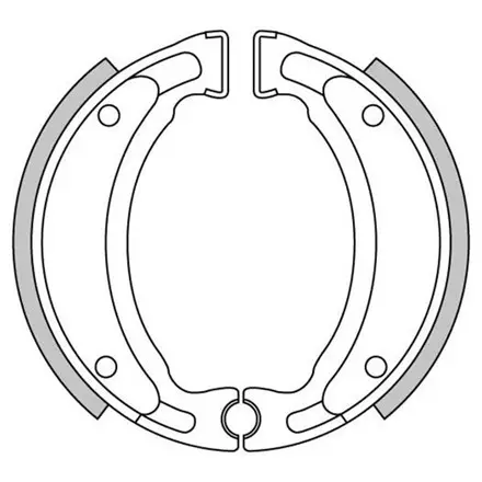 Тормозные колодки барабанные GF1200