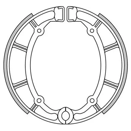 Тормозные колодки барабанные GF1204