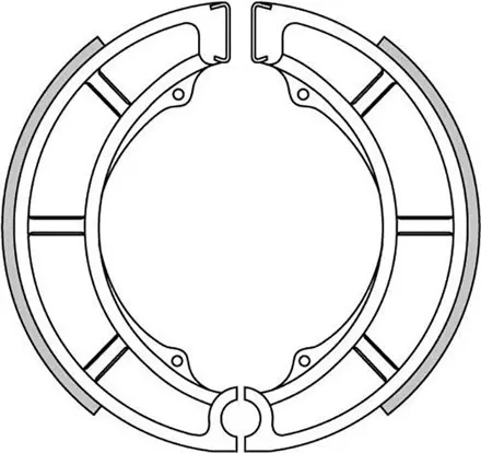 Тормозные колодки барабанные GF1230