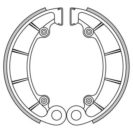 Тормозные колодки барабанные GF1232