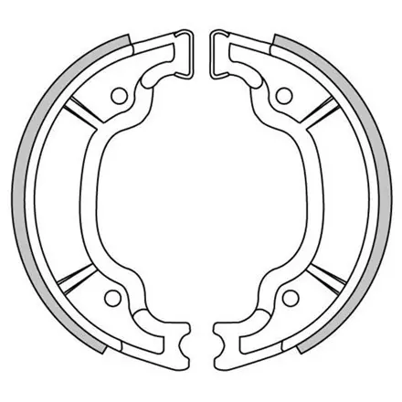 Тормозные колодки барабанные GF1303FTR