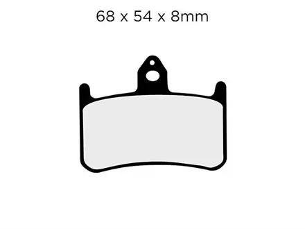 Тормозные колодки Nissin 2P-203RS для мотоциклов