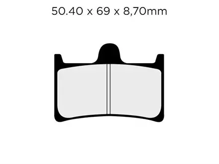 Тормозные  колодки Nissin 2P-210ST