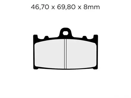 Тормозные  колодки Nissin 2P-214ST
