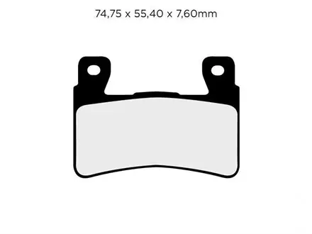 Тормозные  колодки Nissin 2P-245ST