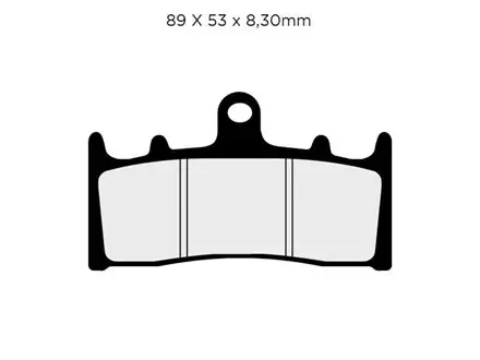 Тормозные  колодки Nissin 2P-248RS