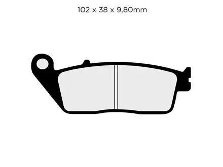 Тормозные колодки Nissin 2P-281ST для мотоциклов