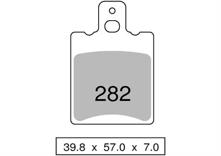 Тормозные колодки Nissin  2P-282NS для мотоциклов