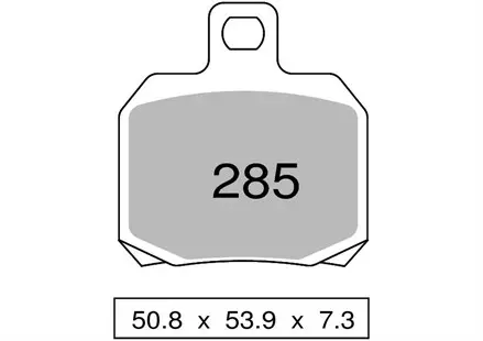 Тормозные колодки Nissin 2P-285ST для мотоциклов