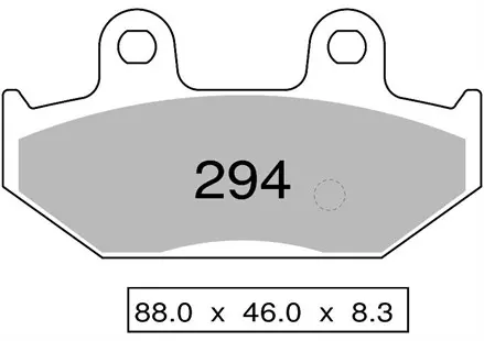Тормозные колодки Nissin 2P-294ST для мотоциклов