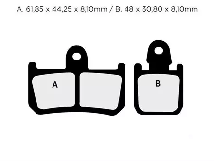 Тормозные  колодки Nissin 2P-321ST