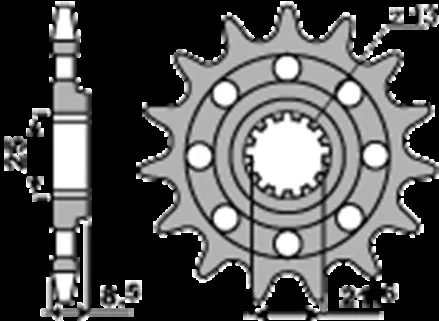 Звезда передняя PBR 2179C17 для мотоциклов