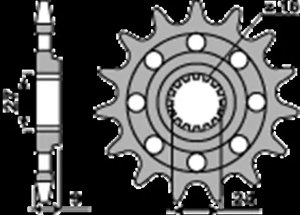 Звезда передняя PBR 2192C17 для мотоциклов