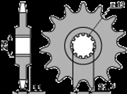 Звезда передняя PBR 580C16 для мотоциклов