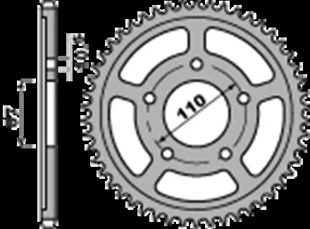 Звезда задняя PBR 82447C45 для мотоциклов