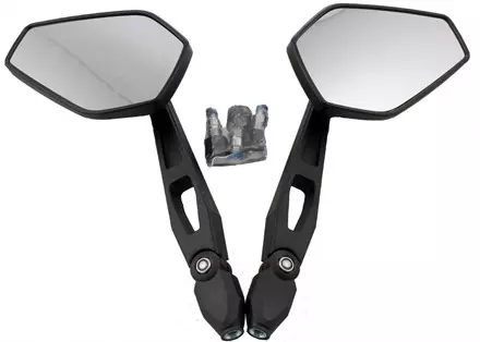 Зеркала универсальные Booster2 , черные, пара
