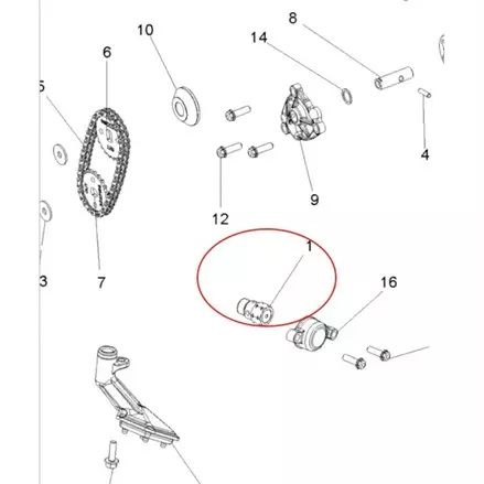 Клапан регулятора Polaris Sportsman 570 14+ 2521400 /2521459