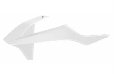 Обтекатель радиатора KTM SX65 2016->, бело-черный