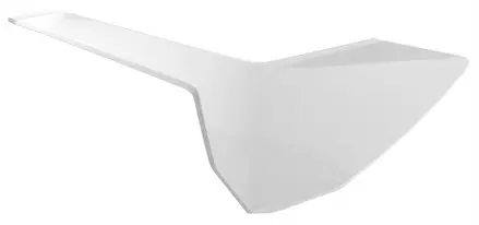 Щиток бокового номера Hqv TC125, FC250-350-450 '2016-18-TC250 '2017-18, белый