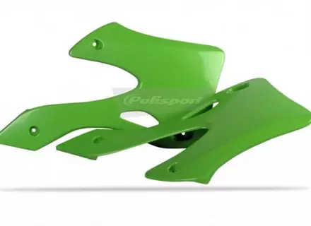 Обтекатель радиатора KX125-250 '1999-02, зелёный