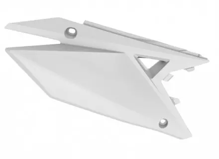 Щиток бокового номераs RMZ450 '2018-19-RMZ250 '2019, белый