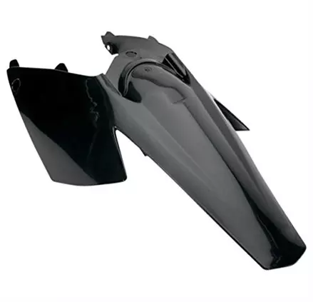 Крыло заднее + щиток бокового номера KTM SX65 '2002-08, черное