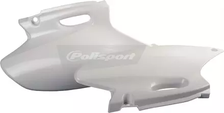 Щиток бокового номера YZ250F-WRf250 '2001-02-YZ400F-426F '1998-02, белый