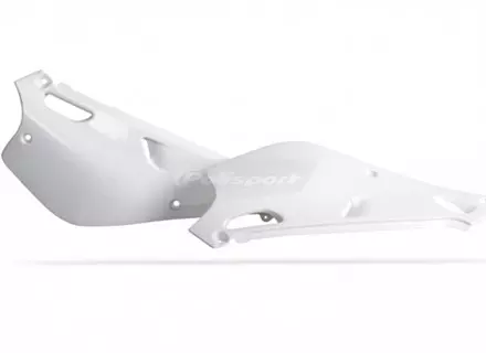 Щиток бокового номера YZ80 '1993-01, белый