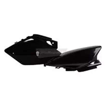 Щиток бокового номера CRF450R '2005-06, черный