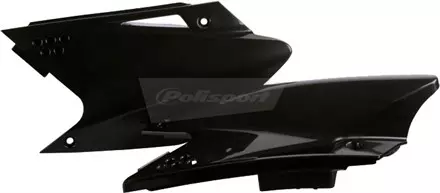 Щиток бокового номера KX250F '2006-08, черный