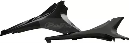 Верхняя часть бокового номера CRF250R '2010-13-CRF450R '2009-12, черный