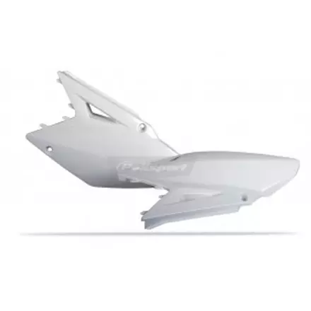 Верхняя часть бокового номера CRF250R '2014-17-CRF450R '2013-16, белый