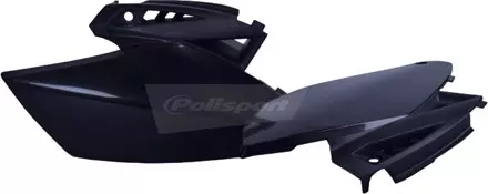 Щиток бокового номера YZ250F '2010-13, черный